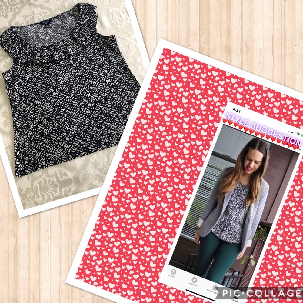 🦋Delicate printed Top